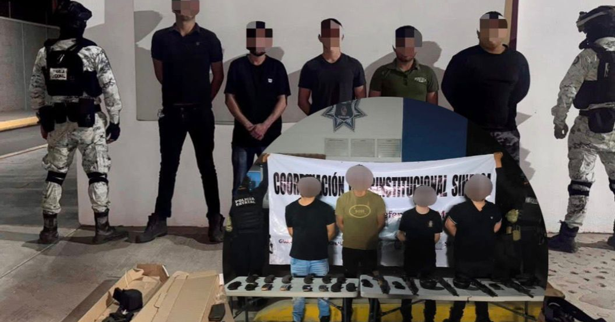 Operativo en Culiacán: Detenciones y aseguramiento de armas