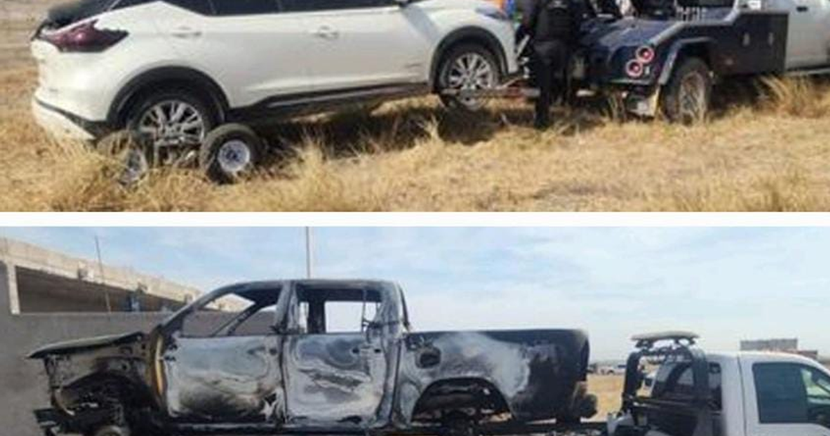 Vehículos robados encontrados en Navolato, Sinaloa.