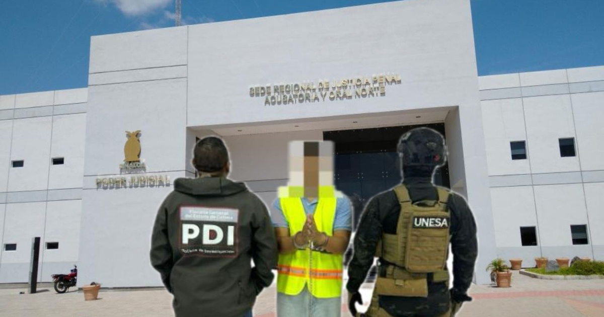 Sede regional de justicia penal en Mazatlán durante audiencia inicial de Ethan Leonard 'N'.