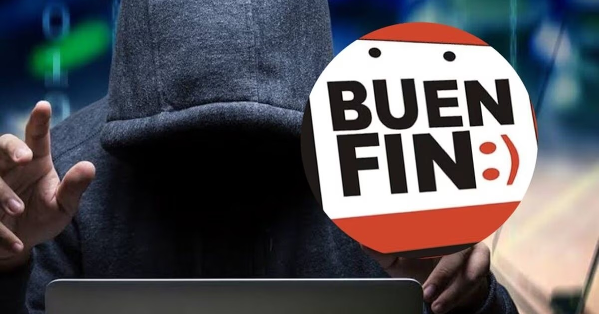 Persona con sudadera oscura en entorno digital, simbolizando ciberseguridad durante el Buen Fin 2025.