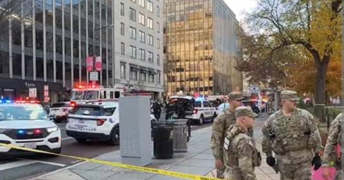 Intervención de autoridades tras un tiroteo cerca de la Casa Blanca en Washington D.C.
