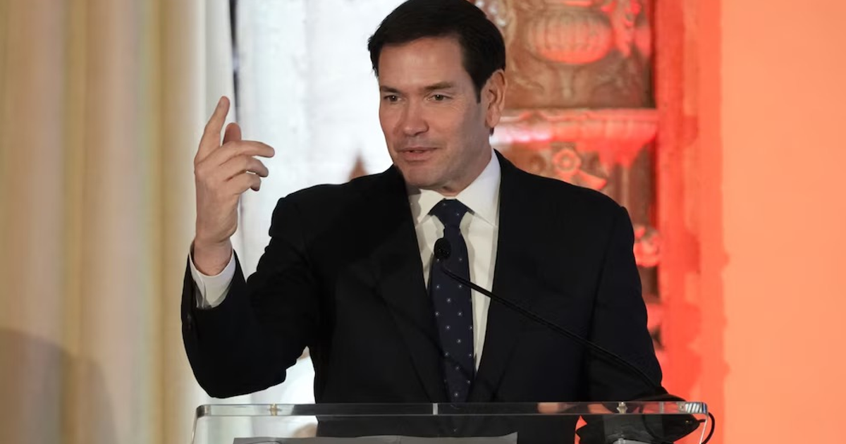 Marco Rubio hablando en la Cumbre del G7 sobre la cooperación con México