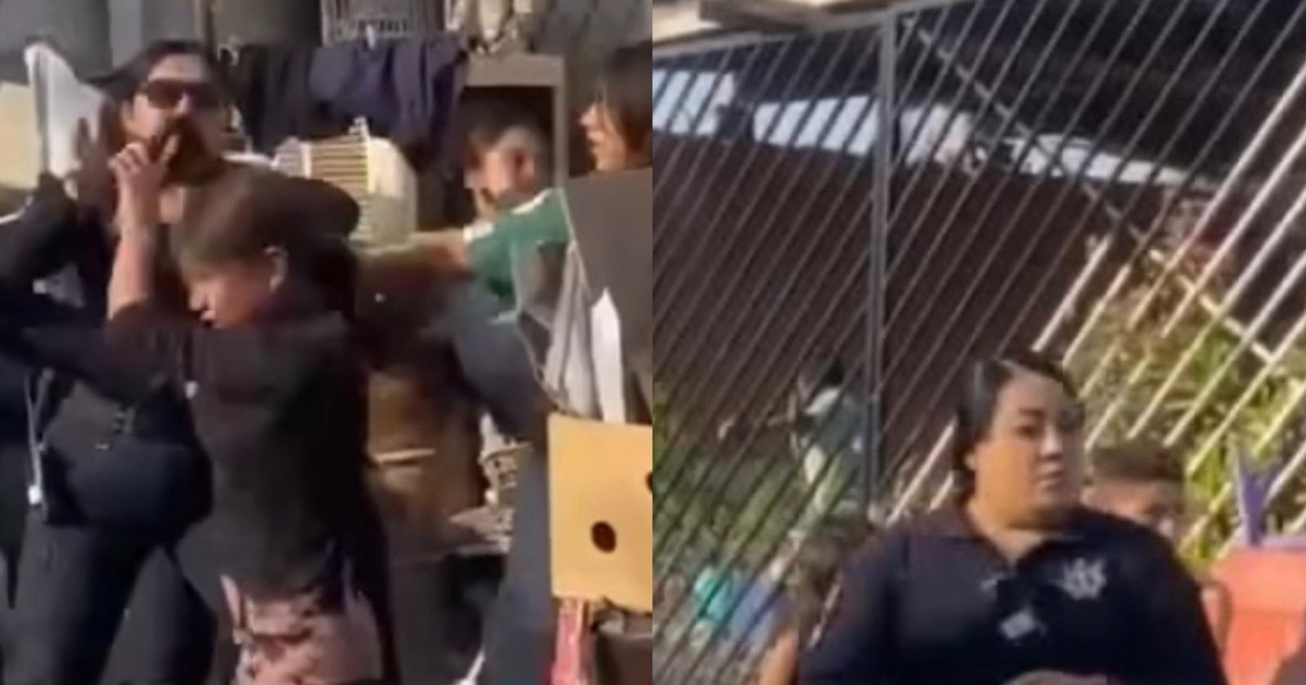 Confrontación física entre policía y familia en Torreón captada en video