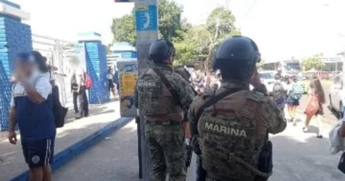 Agentes de la marina en Mazatlán tras secuestro virtual de estudiante