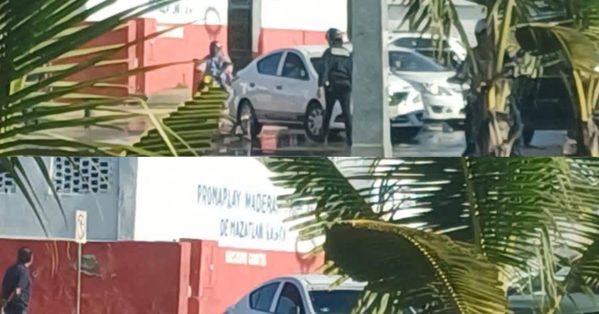 Colisión entre taxi y ciclista en intersección vial