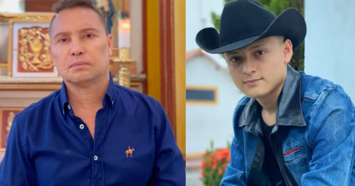 Dos hombres, uno con camisa azul en interior y otro con chaqueta de mezclilla al aire libre.