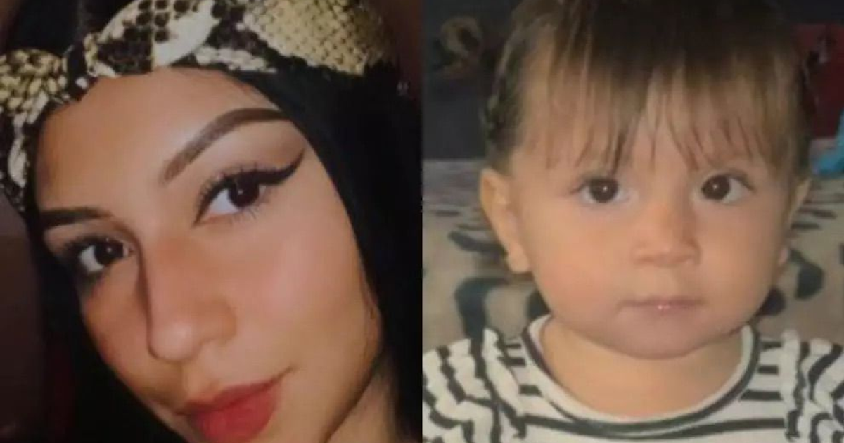 Retratos de Ari Princcesa Aguilar, joven desaparecida, junto a su hija Gretchell Nevárez.