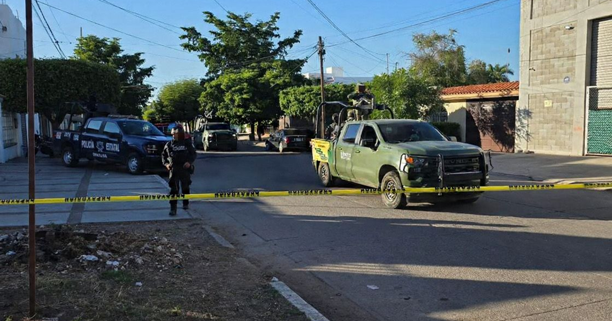 Operativo policial en Culiacán asegurando talleres clandestinos para blindaje vehicular