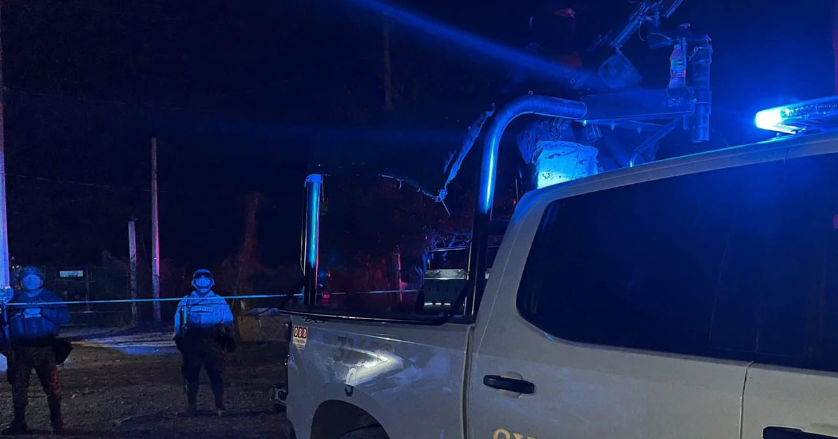 Escena del crimen en Culiacán con presencia policial tras ataque armado en colonia El Mirador