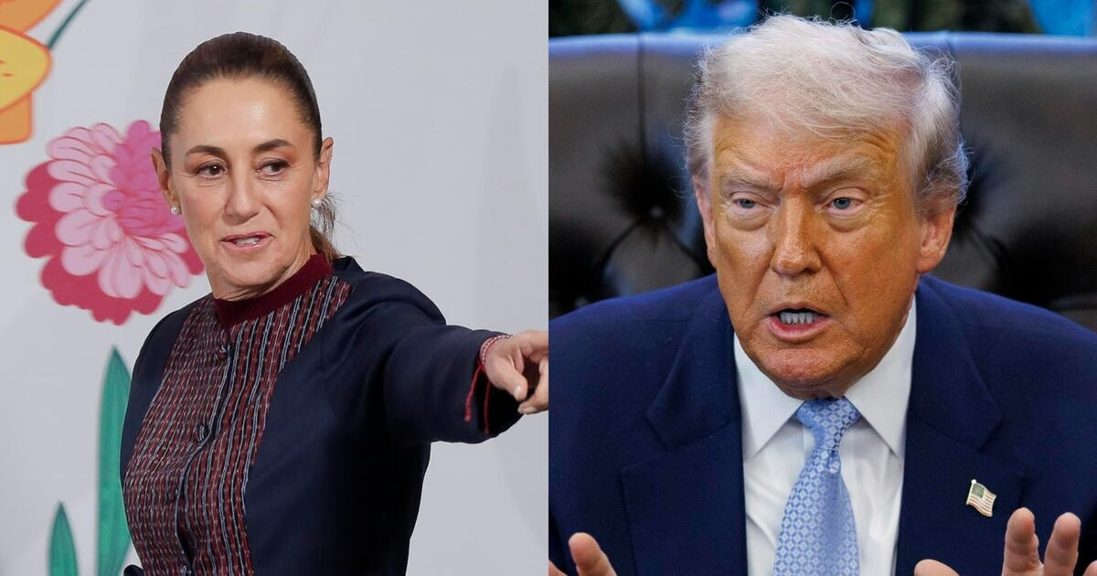 Sheinbaum reacciona ante amenazas internacionales, simbolizando la soberanía mexicana frente a Trump.