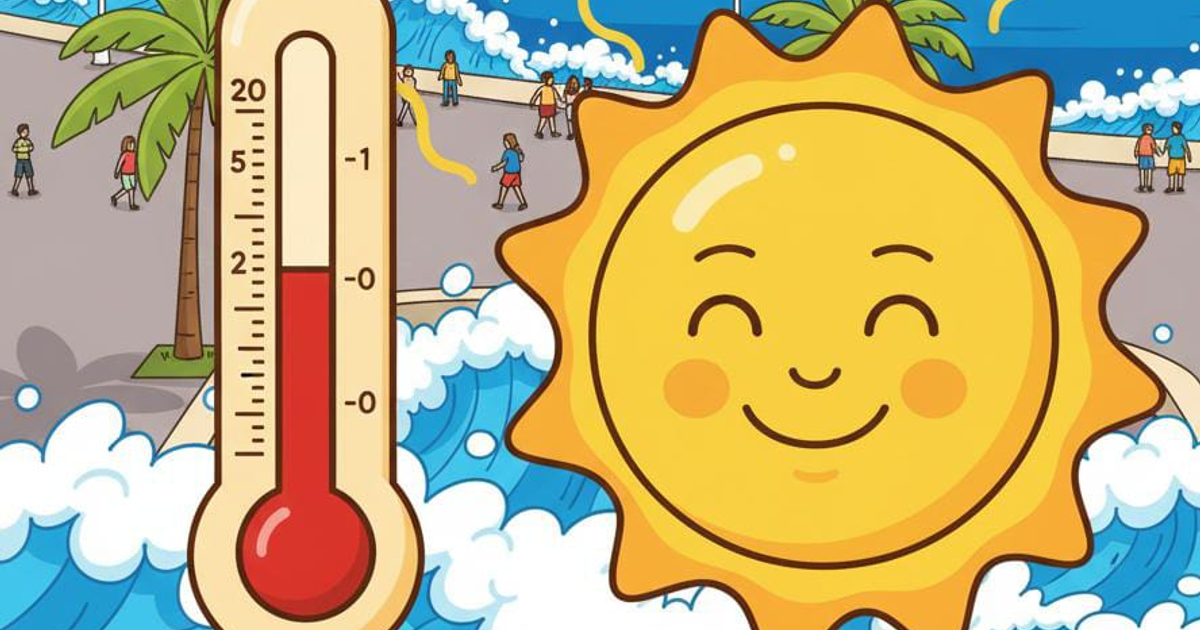 Personas caminando cerca del mar en un día soleado y caluroso en Sinaloa