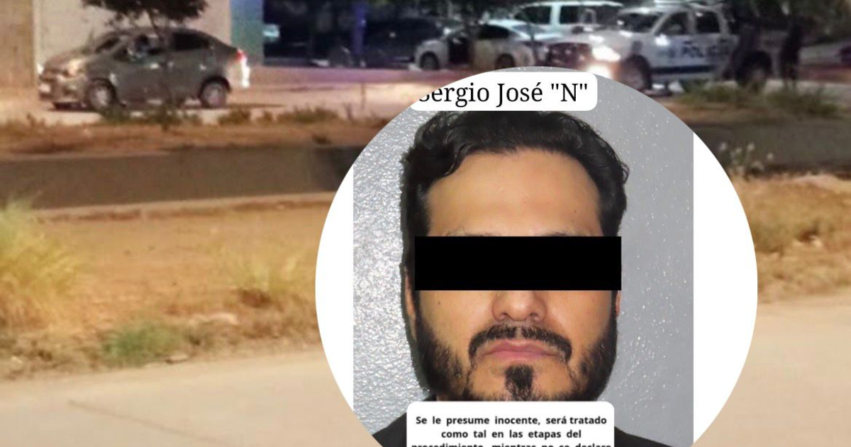Hombre identificado como Sergio José "N" presuntamente involucrado en riña con policía en Mazatlán.