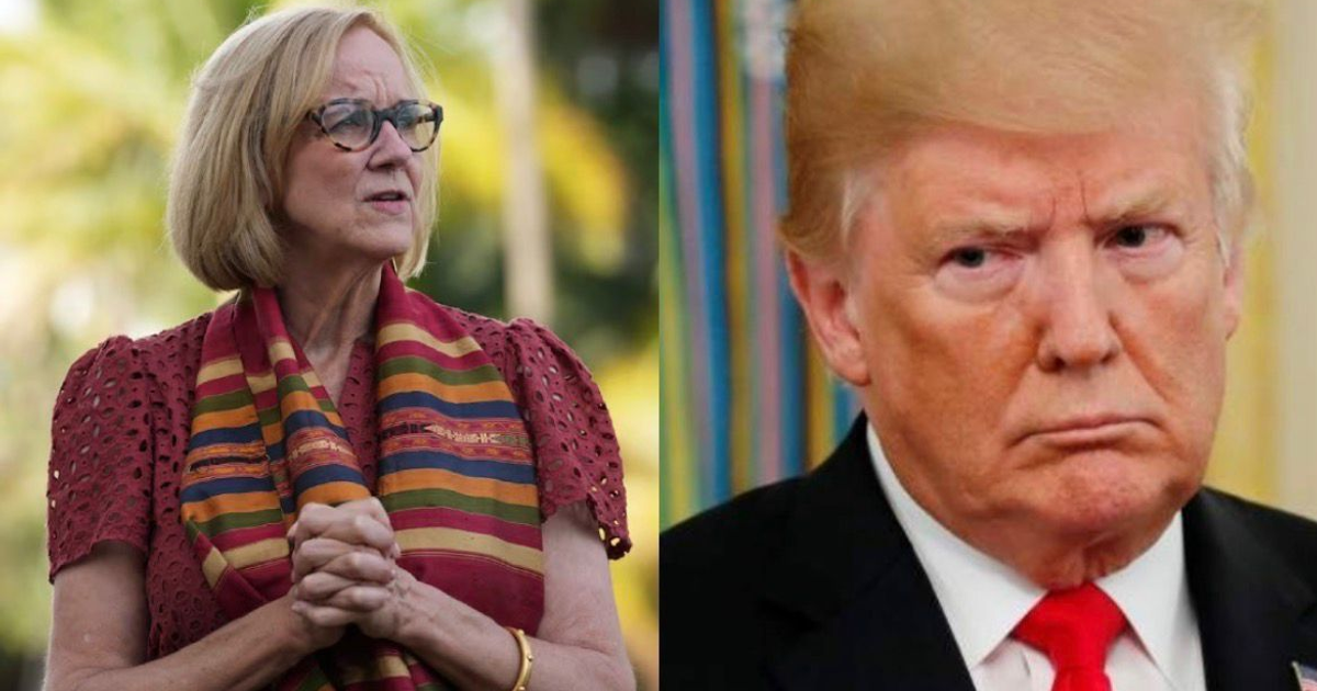 Eileen Higgins, alcaldesa electa de Miami, junto a Emilio González tras las elecciones