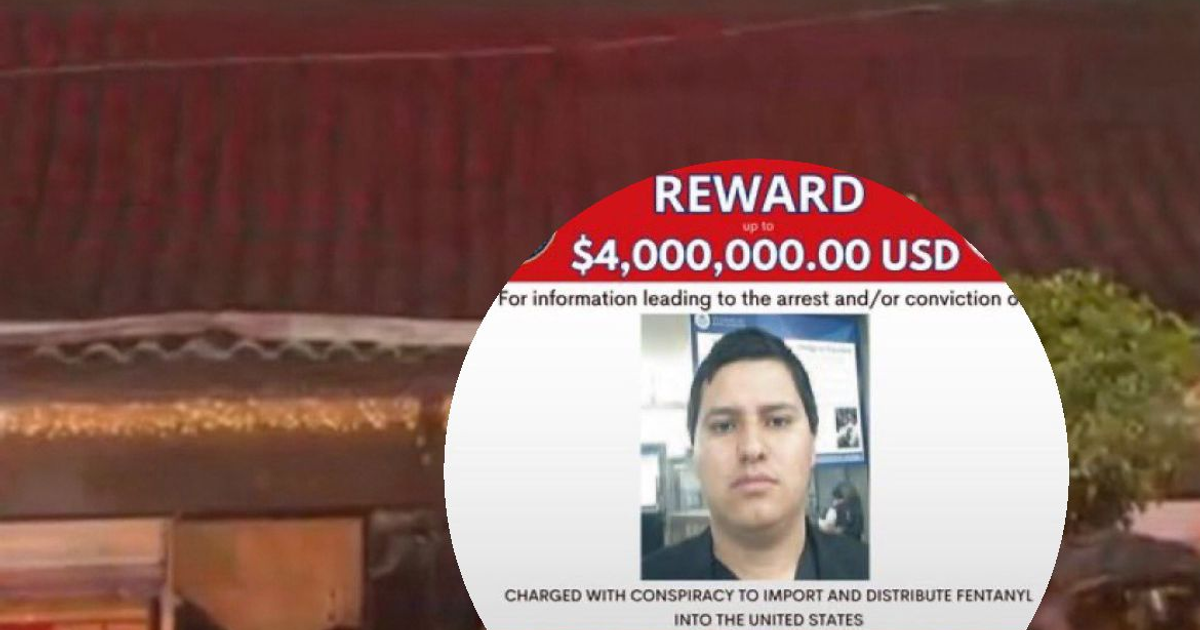 Aviso de recompensa por individuo acusado de tráfico de fentanilo, con oferta de $4,000,000 USD, relacionado con un reciente tiroteo en la Zona Rosa, Ciudad de México