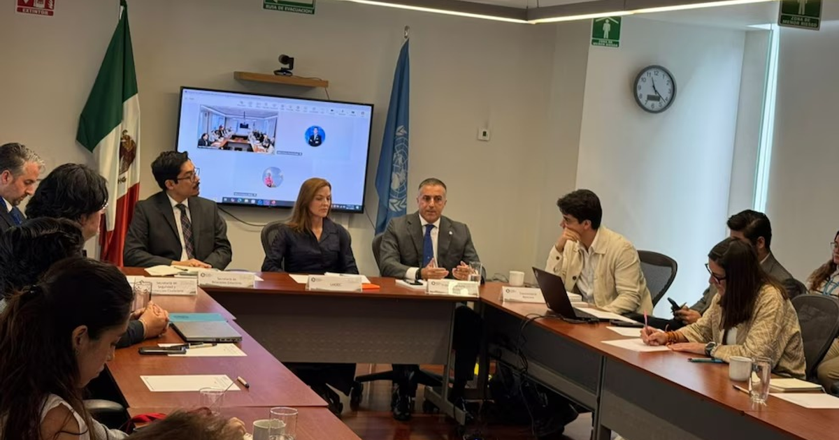 Reunión de UNODC con participantes internacionales en México