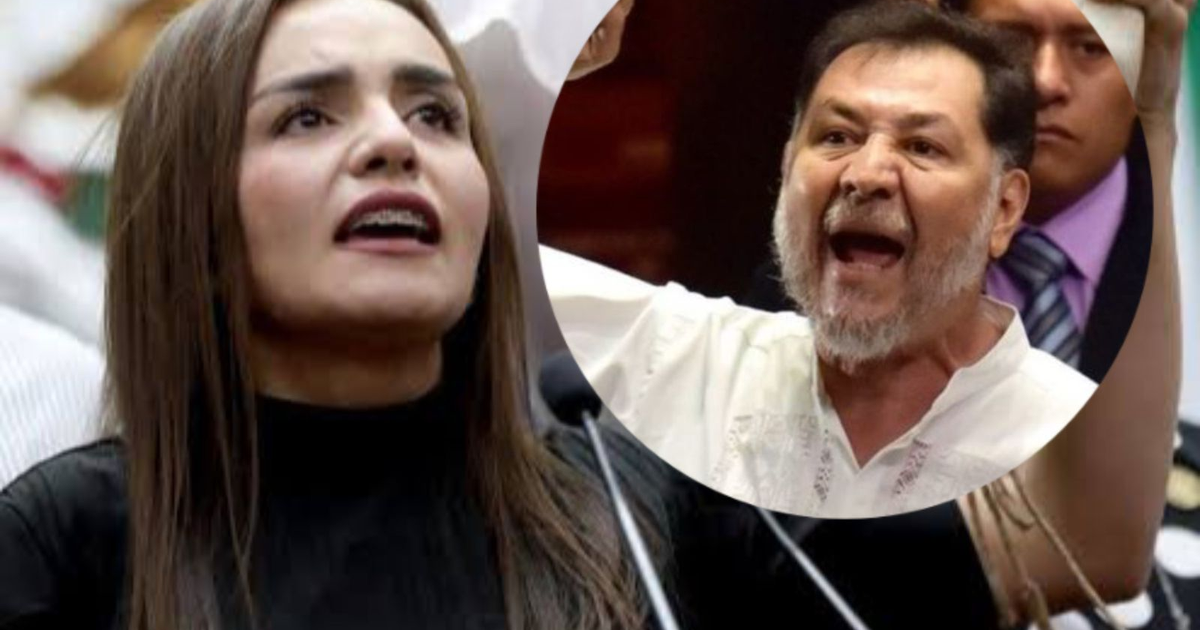 Grecia Quiroz en rueda de prensa, Uruapan