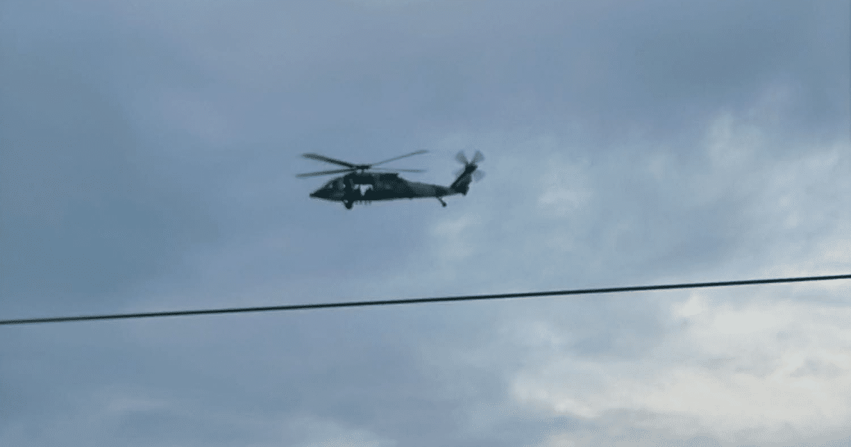 Helicóptero de la Marina sobrevuela Culiacán en operativo del 31 de diciembre de 2025