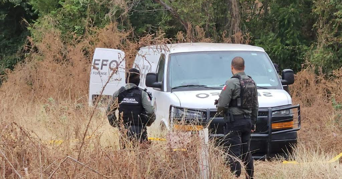 Intervención forense y policial en Culiacancito, Sinaloa.
