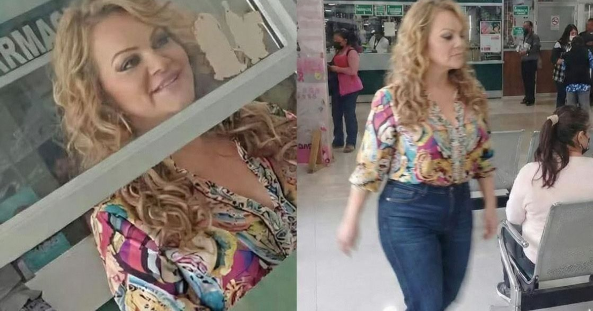 Mujer con apariencia similar a Jenni Rivera en farmacia del IMSS en Matehuala