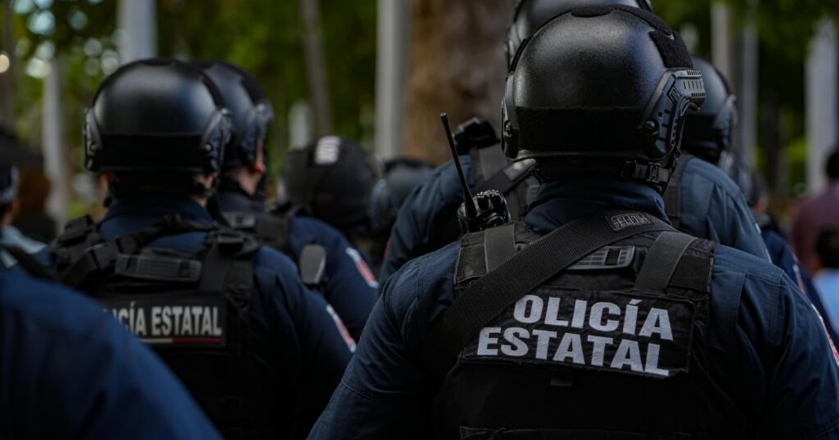 Policía estatal en operativo de seguridad Guadalupe-Reyes en Culiacán, diciembre 2025
