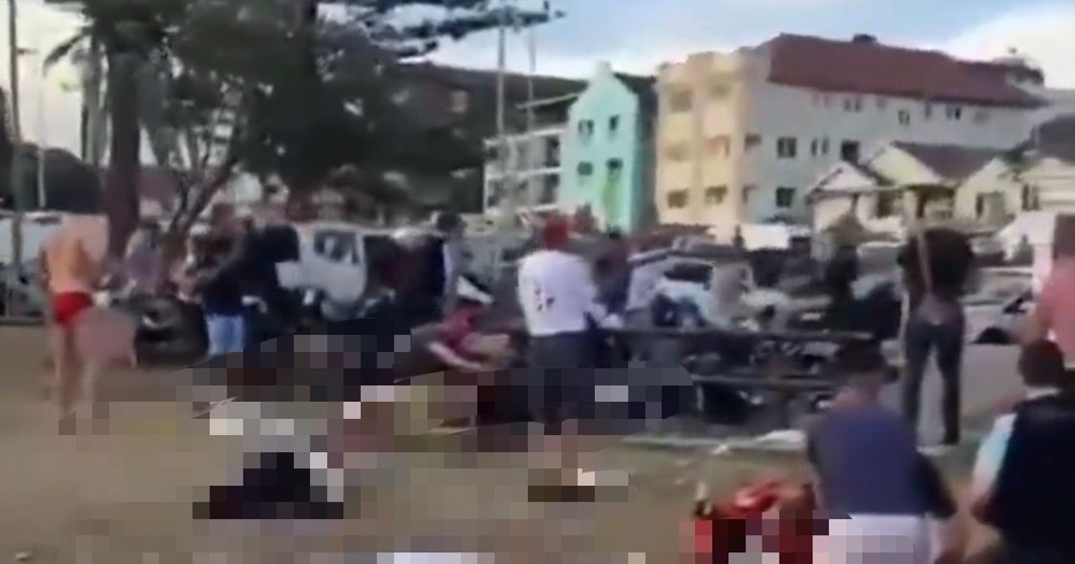 Tiroteo en Bondi Beach durante Janucá, escena del crimen con personal de emergencia