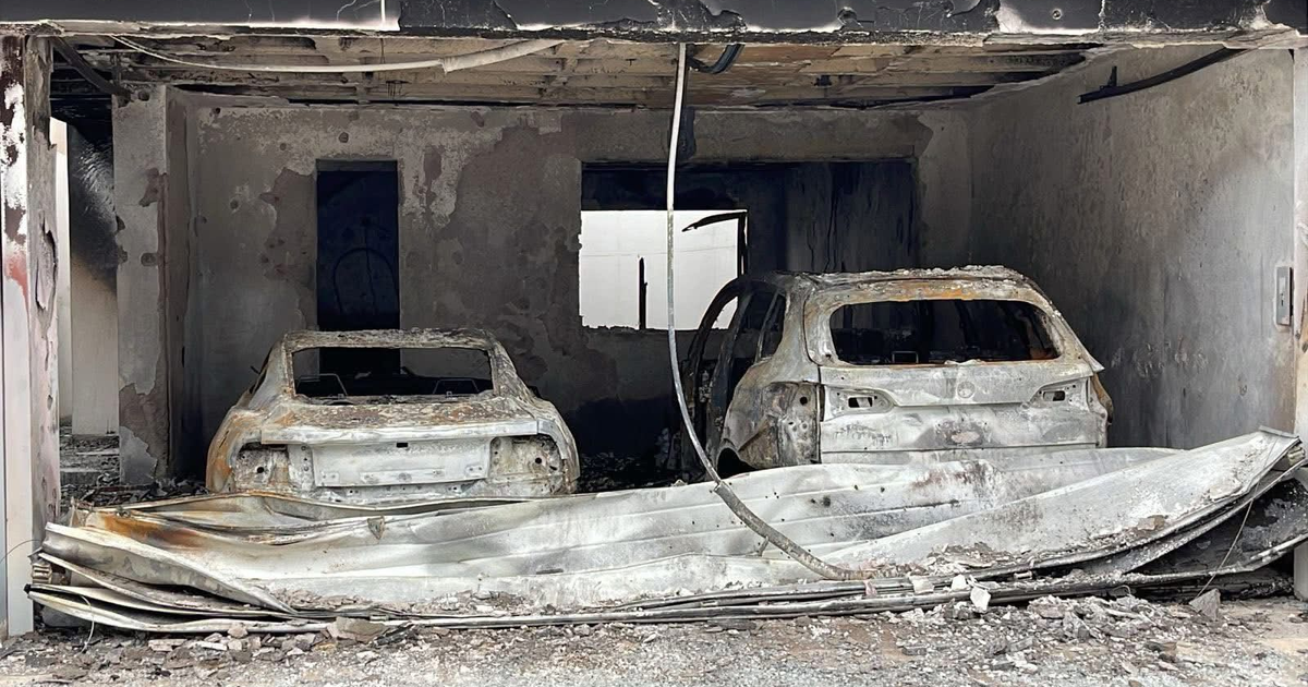 Garaje en Portalegre, Culiacán: vehículos calcinados tras incendio