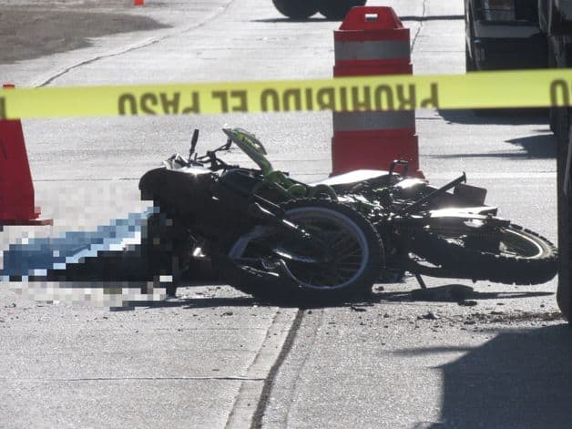 accidente, joven, Mazatlán, motocicleta