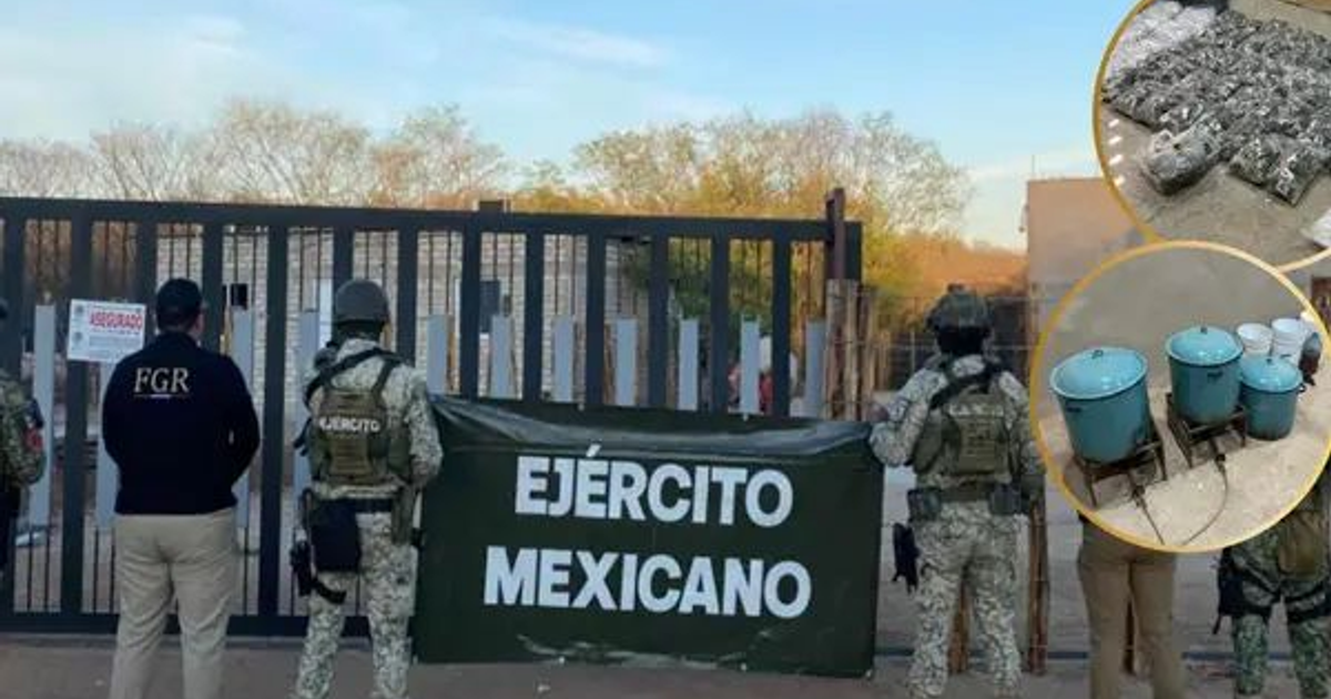 Ejército Mexicano en operativo de decomiso de drogas en Culiacán: valor de 207.9 millones de pesos.