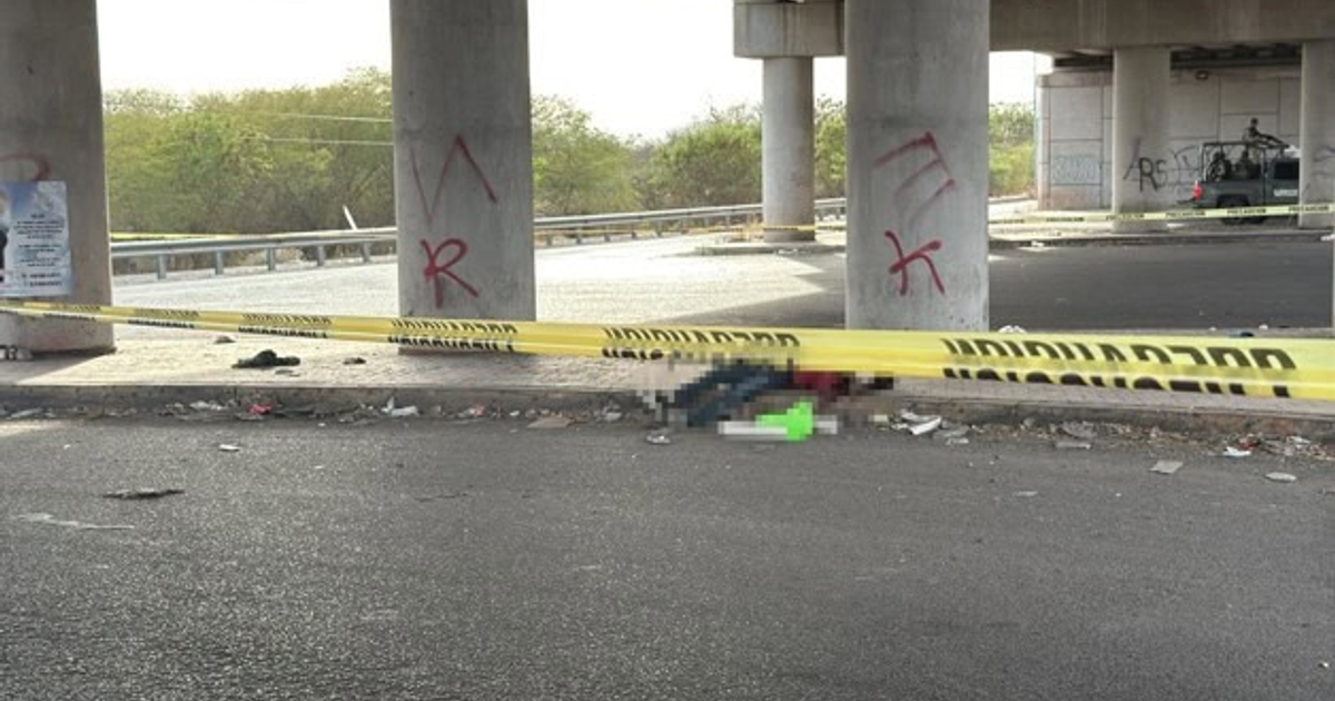 Cuerpo encontrado debajo del puente Geovanni Zamudio en Culiacán, seguridad en el área