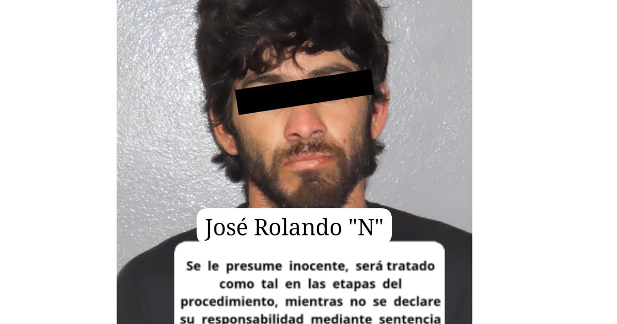 Fotografía de José Rolando 'N', arrestado en Mazatlán, subrayando su presunción de inocencia en un caso de lesiones dolosas.