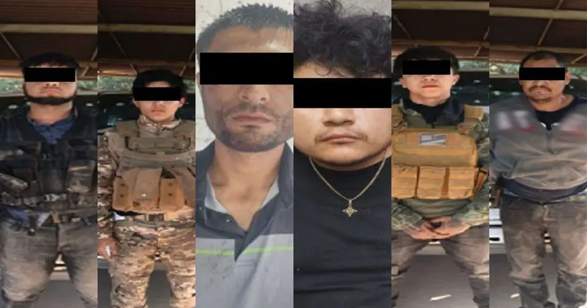 Grupo de personas en operativo militar en Culiacán