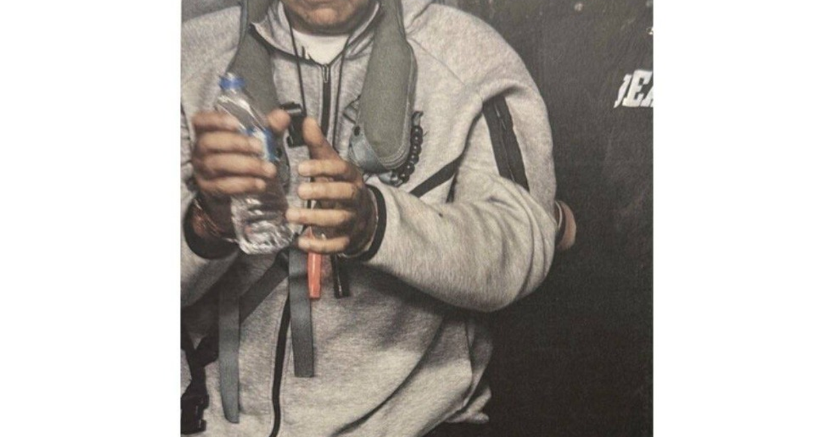 Fotografía de Nicolás Maduro presuntamente capturado, publicada por Donald Trump.