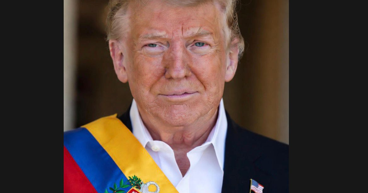 Imagen de la operación militar en Caracas dirigida a Nicolás Maduro.