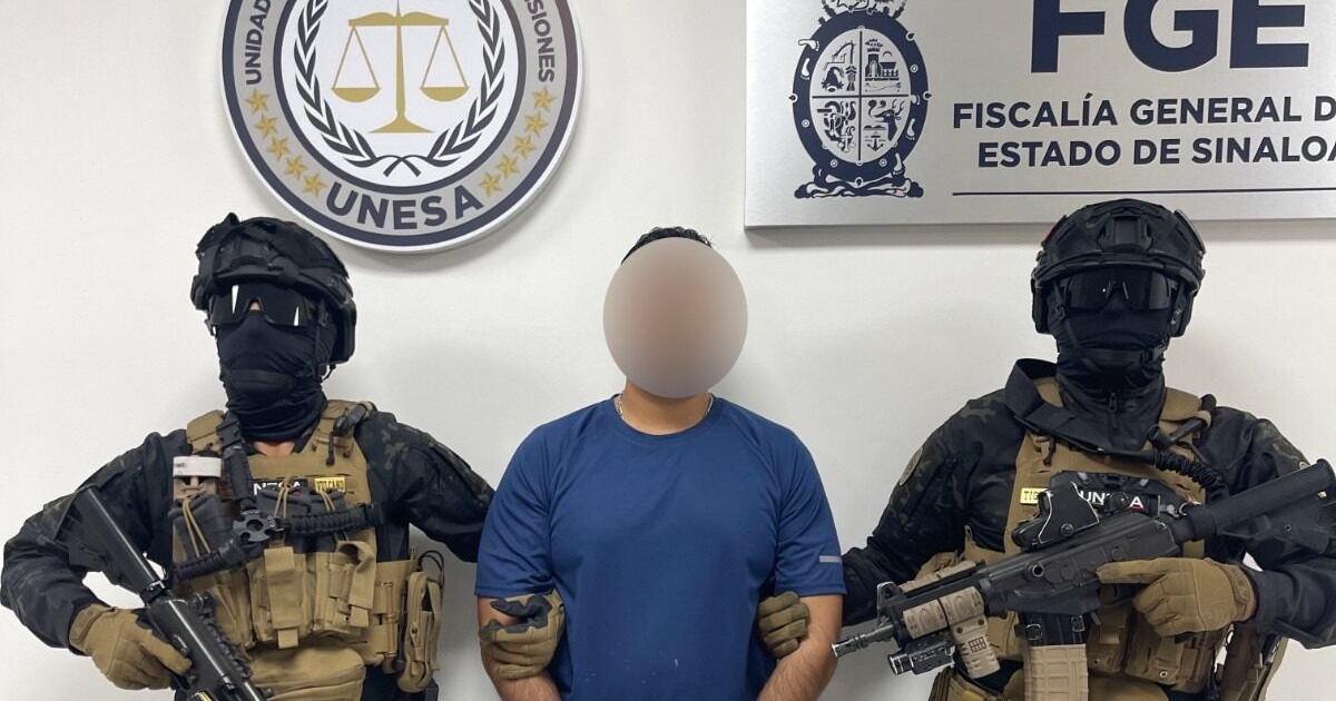 Detención de Adalberto 'N' por UNESA en Culiacán, relacionado con intento de feminicidio en Sonora.
