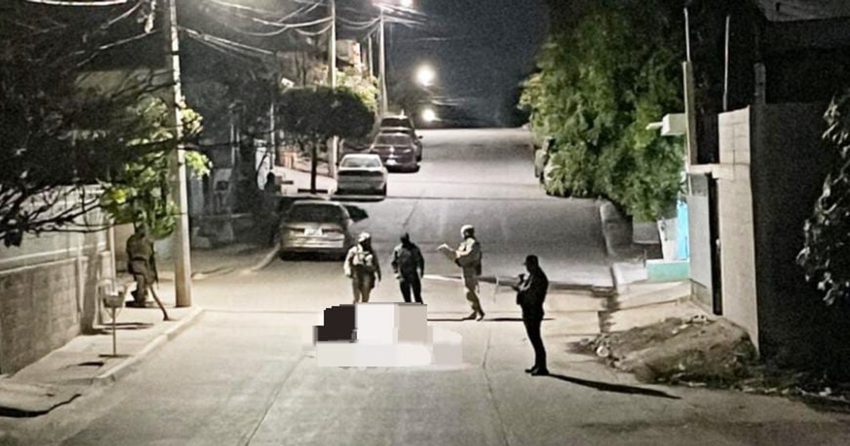 Escena de crimen en la Colonia Francisco I. Madero, Culiacán
