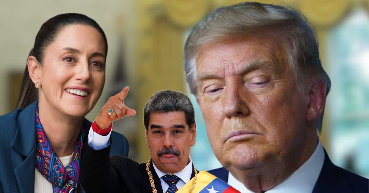 Imagen de tres personas con relevancia política, posiblemente vinculadas a la declaración de México sobre la situación en Venezuela.