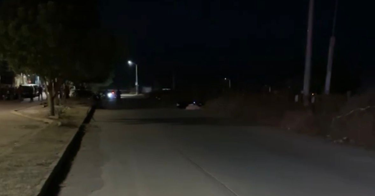 Escena del crimen en avenida Bahía Kino, donde Néstor Cruz "Kalimba", policía motorizado, perdió la vida.