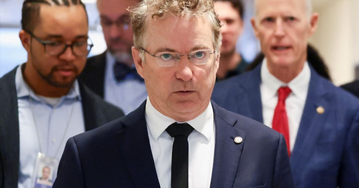 Imagen del Senado de EE. UU. durante la votación sobre medidas militares en Venezuela.