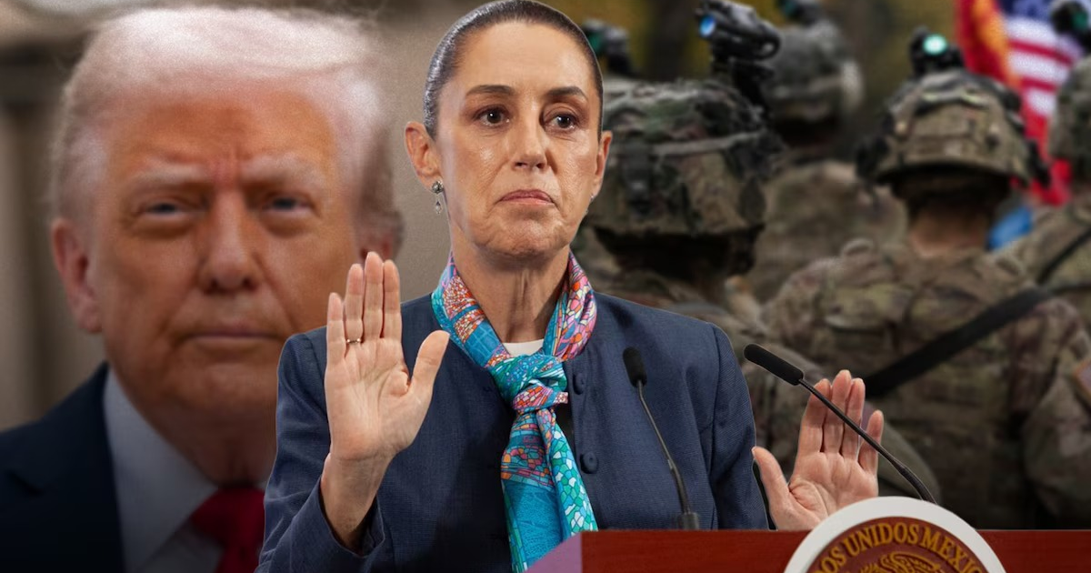 Claudia Sheinbaum en conferencia de prensa sobre amenazas de intervención