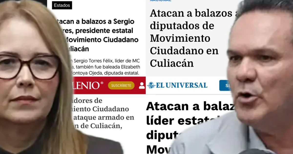 Portadas sobre ataque a diputados en Sinaloa