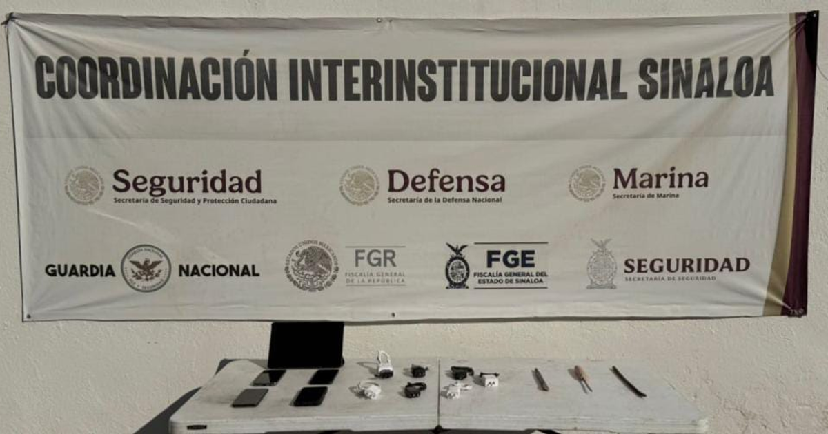 Objetos asegurados en operativo del penal de Aguaruto